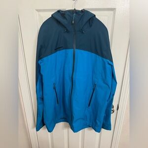 Mammut Wenaha Men’s Blue Shell/Raincoat XL Like New